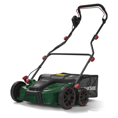 Scarificador/Aerador de césped eléctrico 2 en 1 PLV 1500 C2. 1500 W